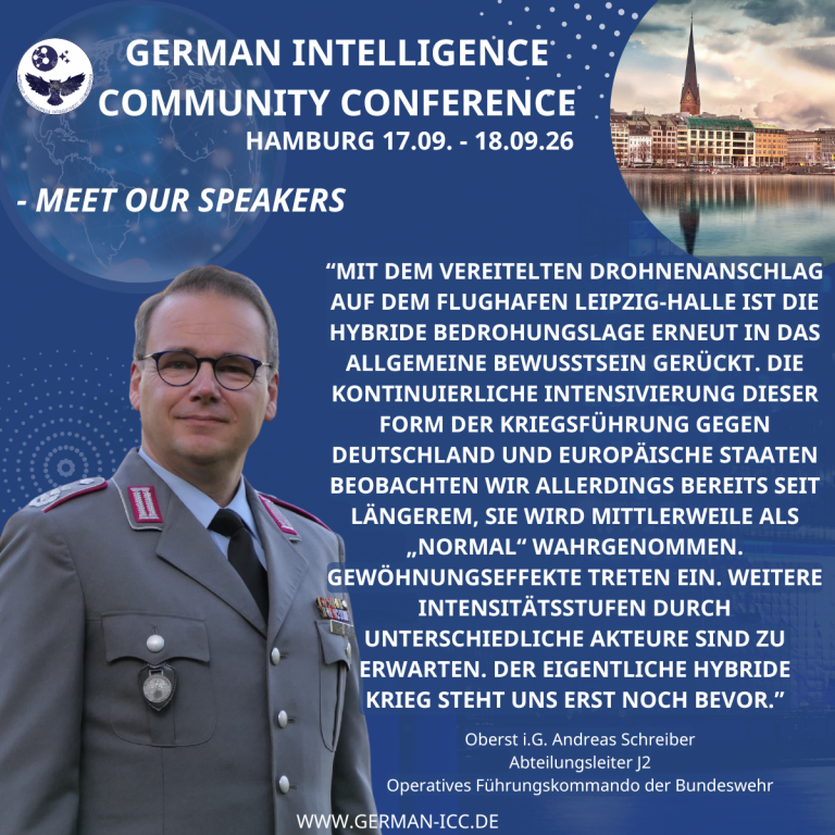 Oberst i.G. Andreas Schreiber - GICC 2026